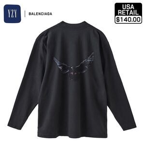 YEEZY × GAP ENGINEERED BY BALENCIAGA | 10A DOVE LS TEE 471305-02-2 BLK25| Large